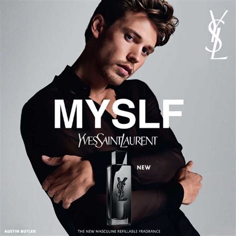 pubblicità profumo uomo yves saint laurent 2021|Pubblicità profumo MYSLF di YSL uomo .